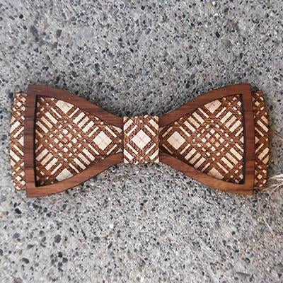 Laser Engraved Wooden Classic Bow Ties – W.K. Wilson