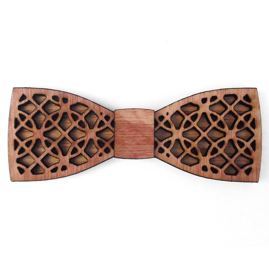 Simon - Classic Shape Wood Bow Tie