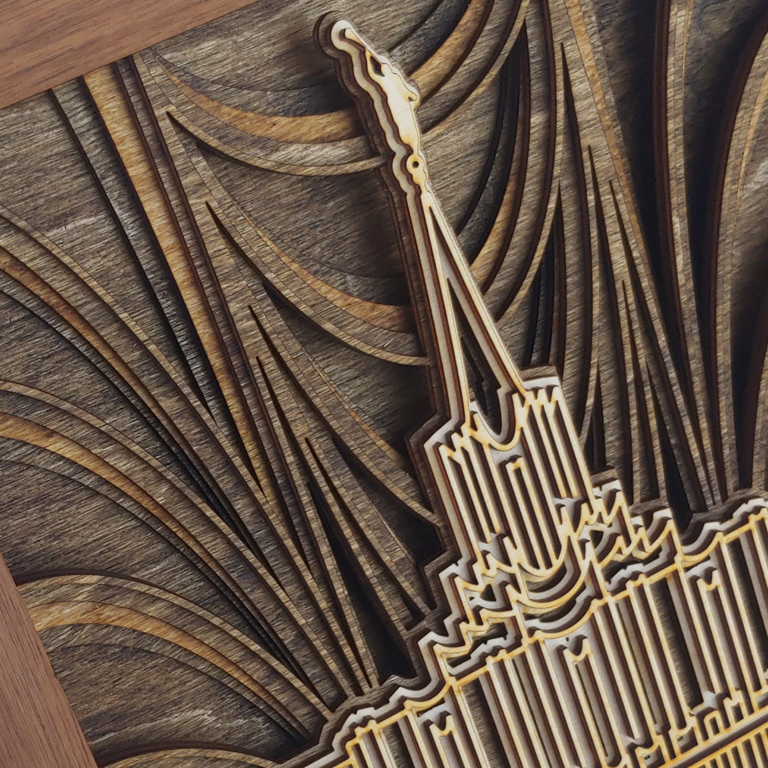 NEW DESIGN Creation for Layered Temple Wood Plaque